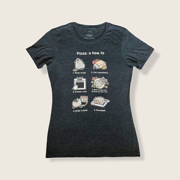 Pushpeen T-Shirt How To Make A Pizza - Picture 2 of 3